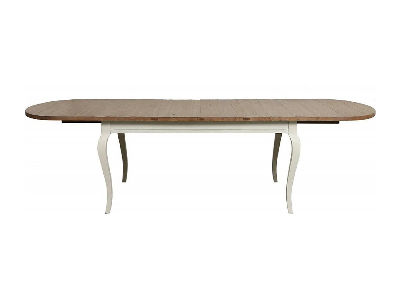 Table ovale extensible Bois Blanc - Provence Interior's