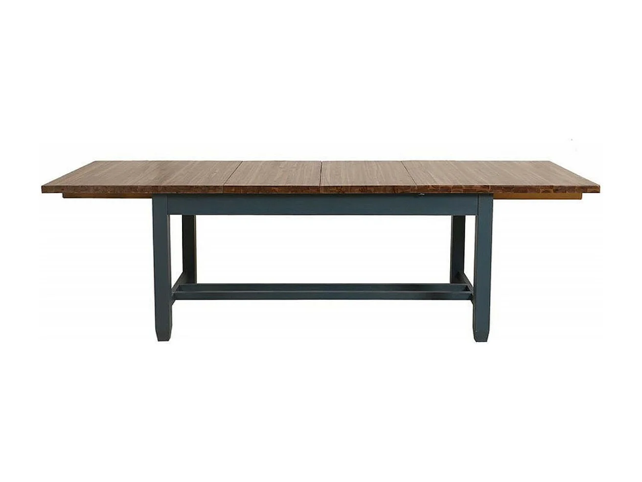 Table rectangulaire extensible Bois Bleu - Brocante Interior's