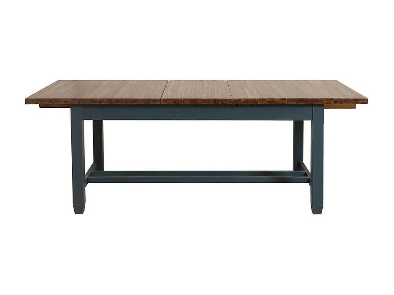 Table rectangulaire extensible Bois Bleu - Brocante Interior's