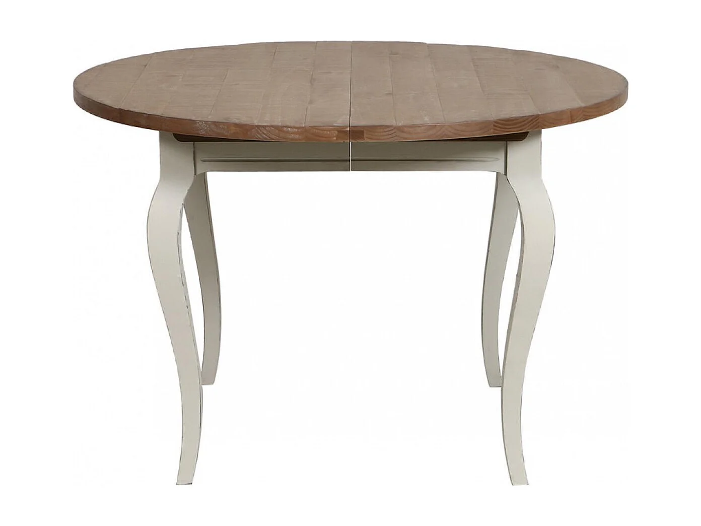 Table ronde extensible Bois Blanc - Provence Interior's