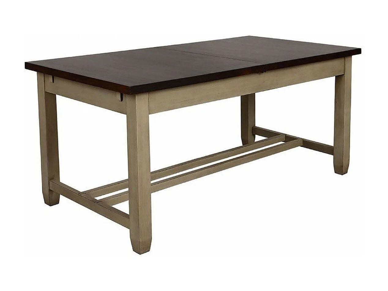 Table rectangulaire extensible Bois Beige - Brocante Interior's