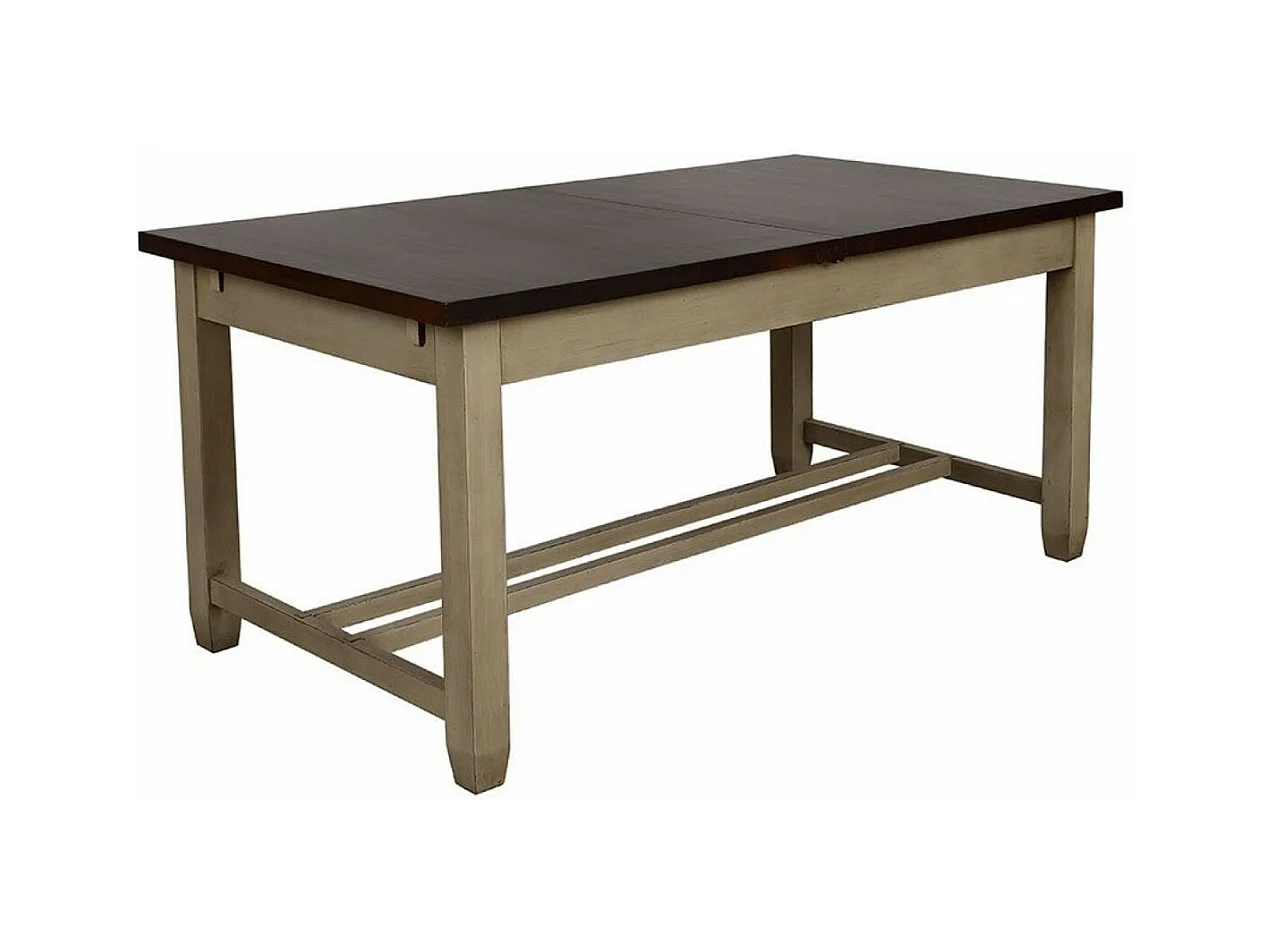 Table rectangulaire extensible Bois Beige - Brocante Interior's