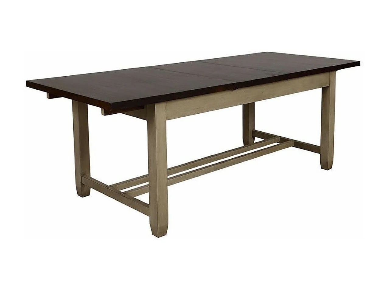 Table rectangulaire extensible Bois Beige - Brocante Interior's