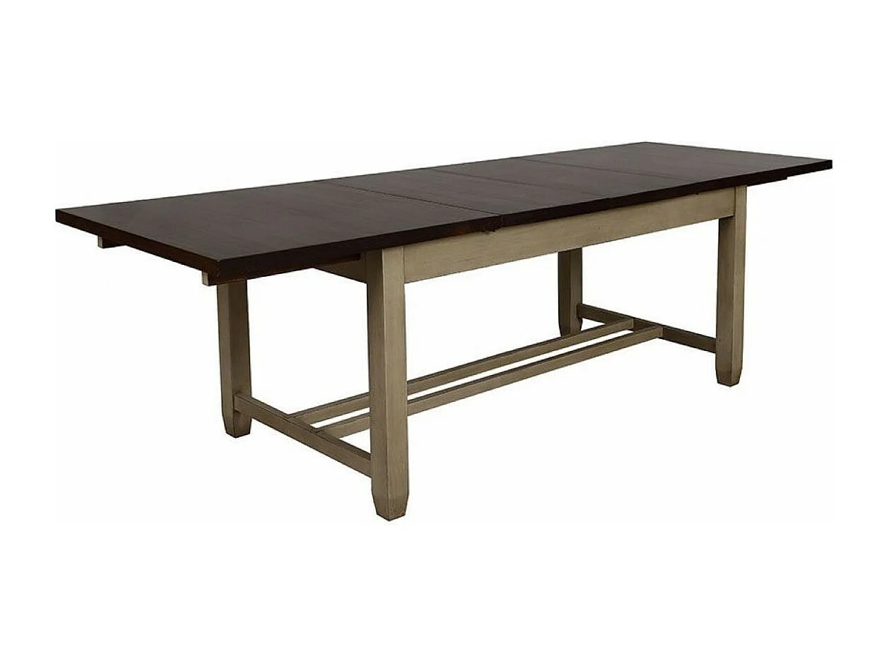Table rectangulaire extensible Bois Beige - Brocante Interior's