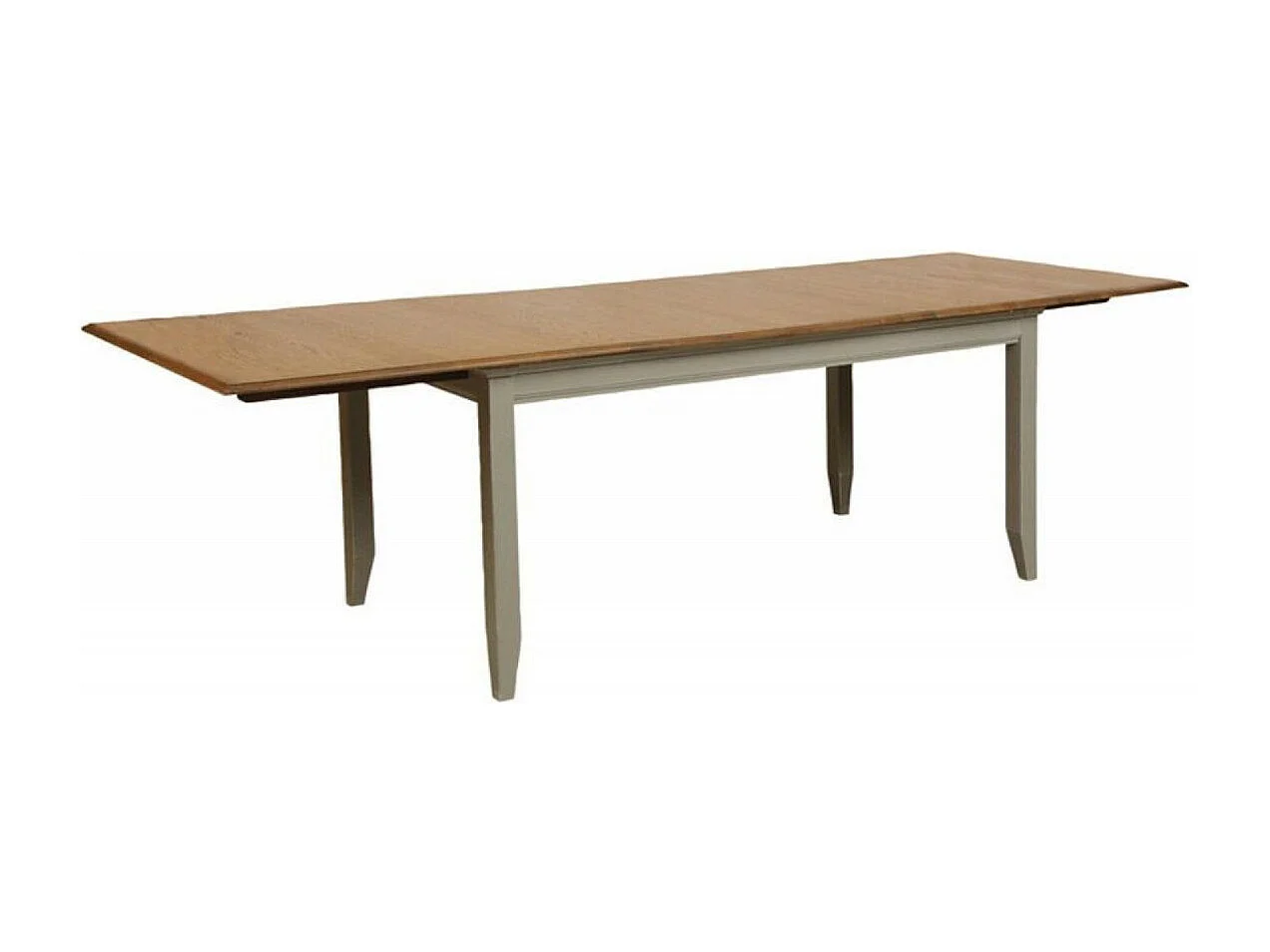 Table rectangulaire extensible 10 personnes Bois Gris - Esquisse Interior's