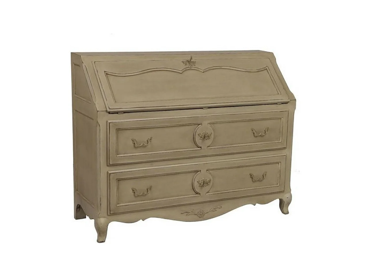 Commode scriban Bois Beige - Château Interior's