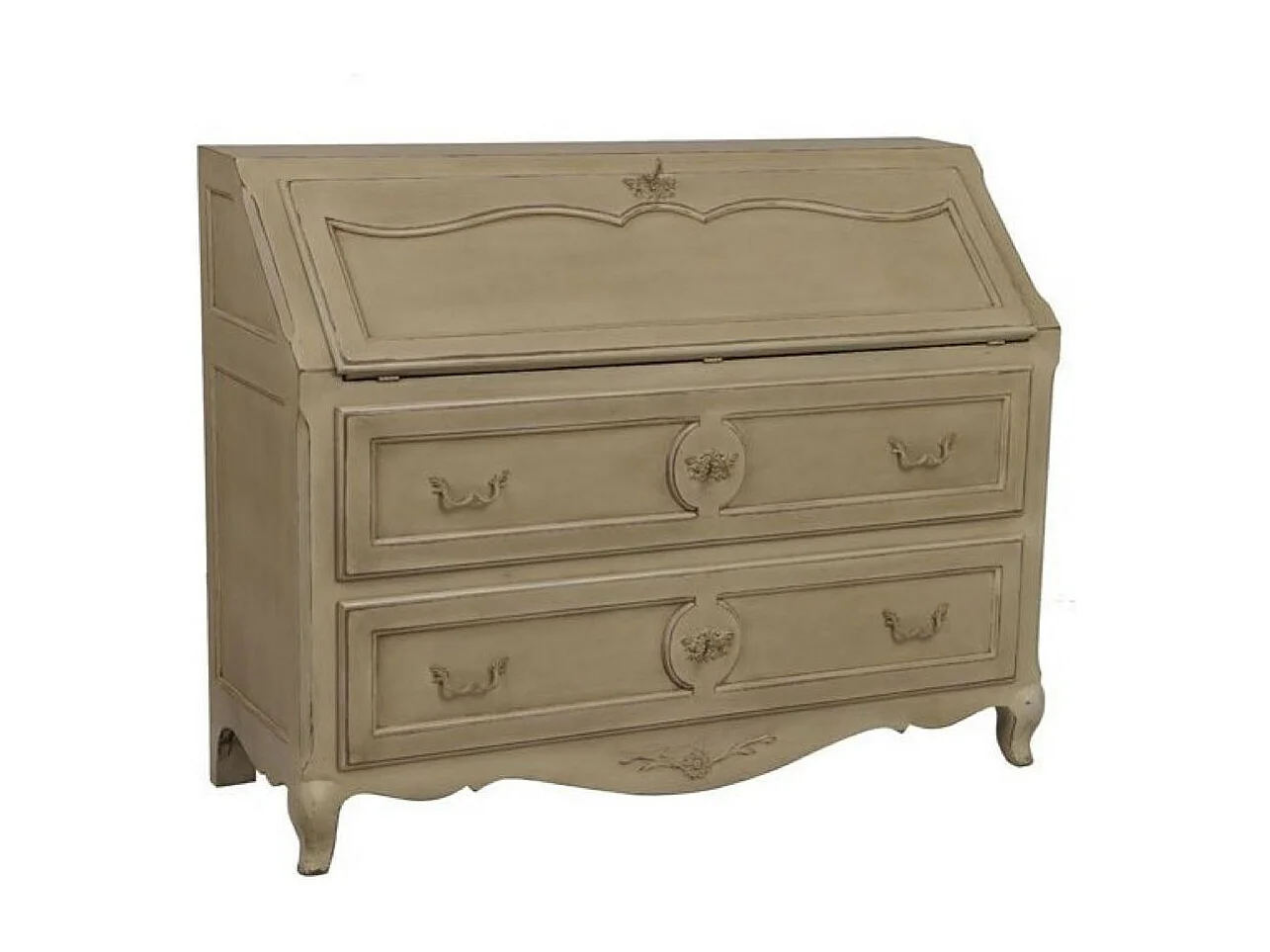 Commode scriban Bois Beige - Château Interior's