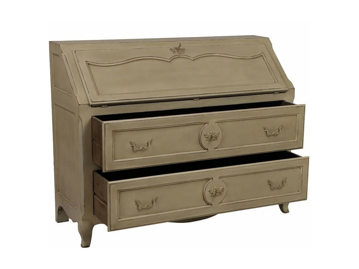 Commode scriban Bois Beige - Château Interior's