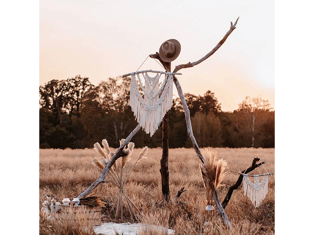 Tableau sur toile bohême 30x30 cm