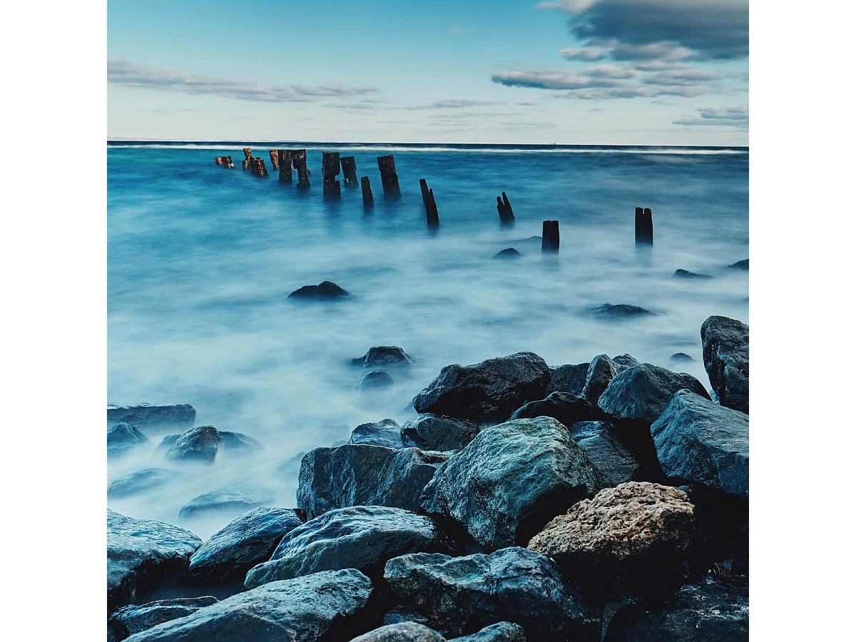 Tableau sur toile au calme 90x90 cm