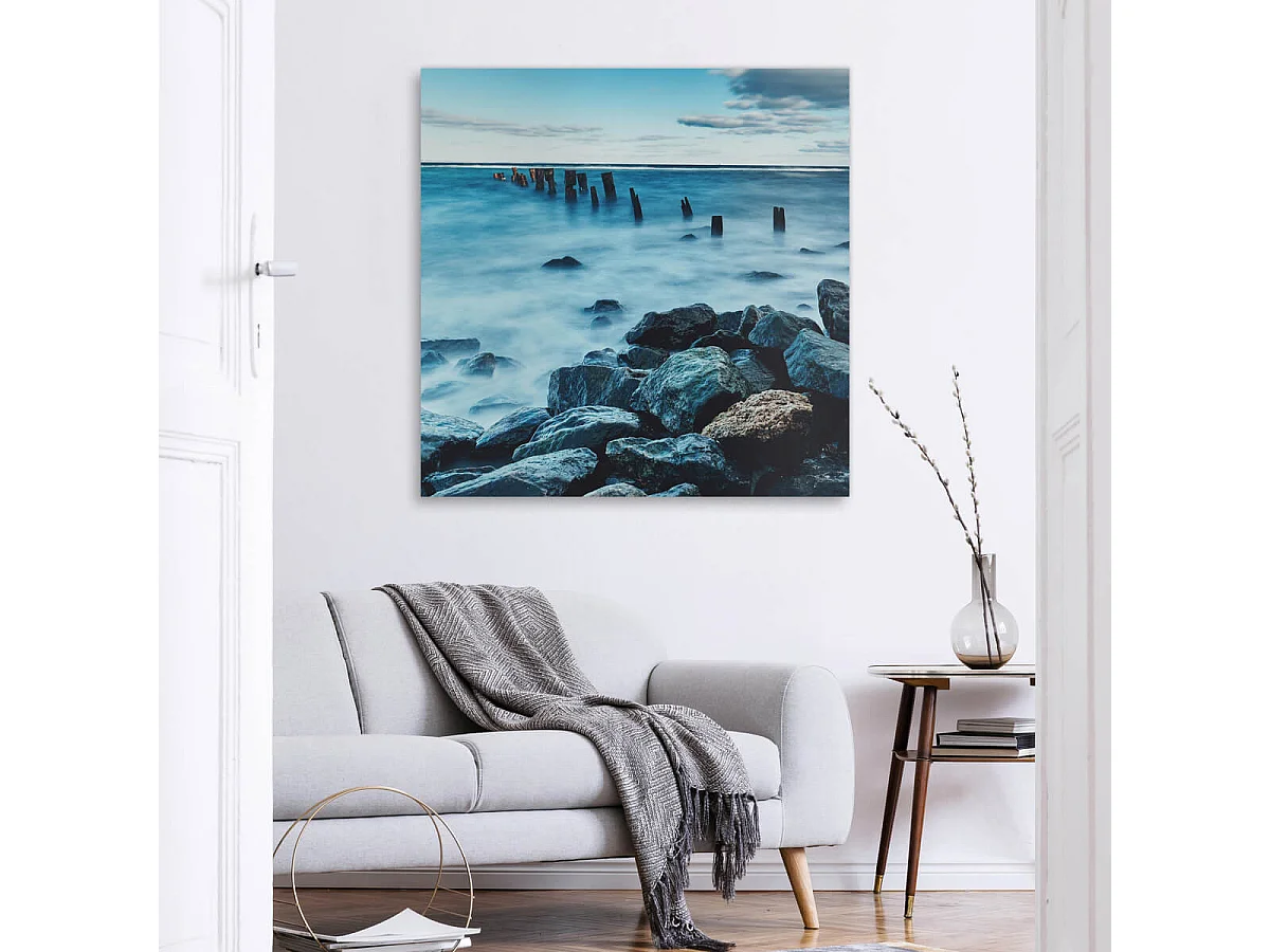 Tableau sur toile au calme 90x90 cm