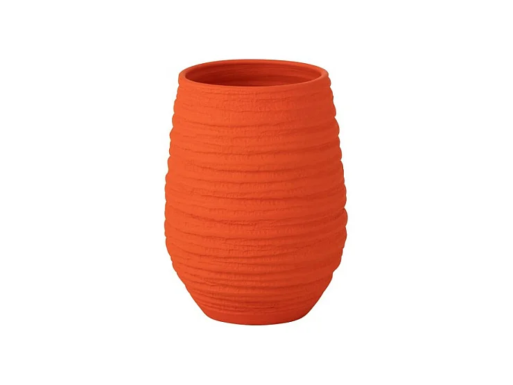 Cache-pot en céramique orange 22*19*30 cm
