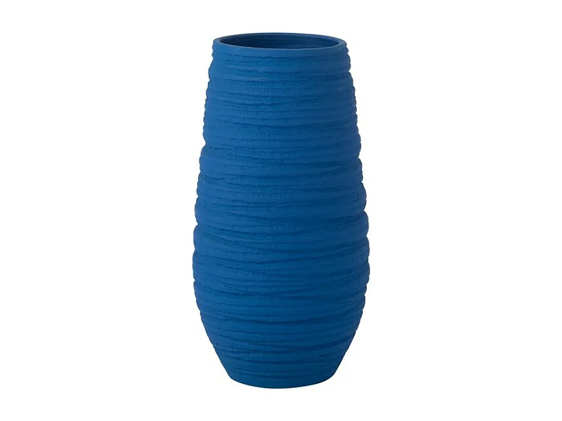 Macetero de cerámica azul 28*25*55 cm