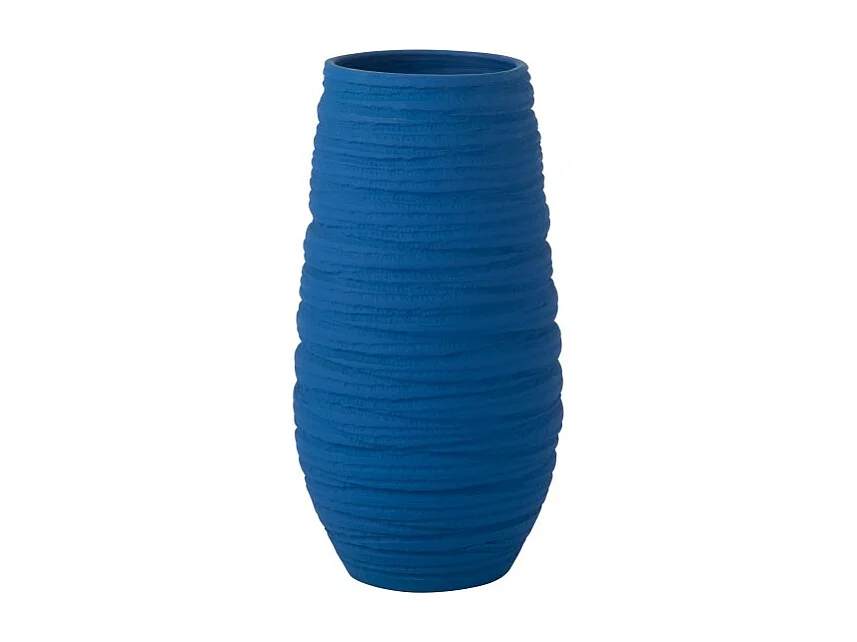 Macetero de cerámica azul 28*25*55 cm