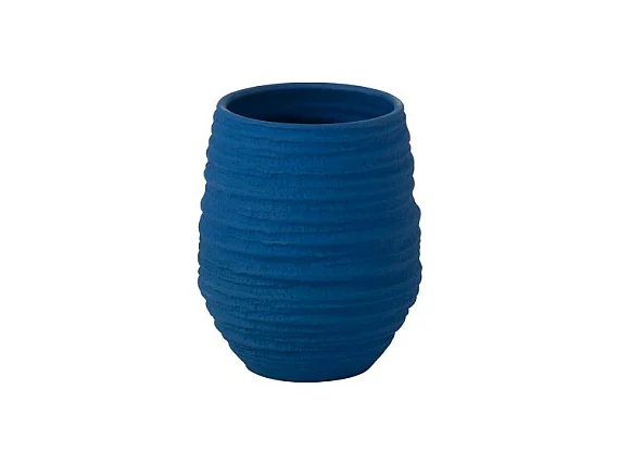 Cache-pot en céramique bleu 19*17*23 cm