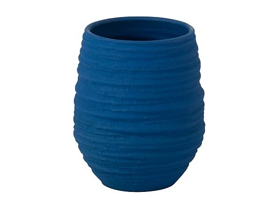 Blauwe keramische bloempot 19*17*23 cm