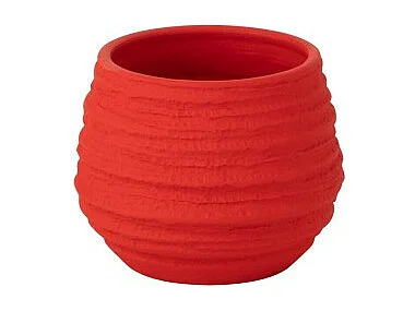 Macetero de cerámica rojo 17*14*14 cm