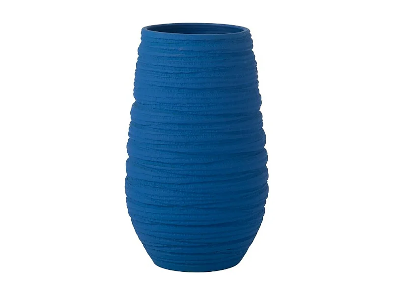 Macetero de cerámica azul 22*19*40 cm