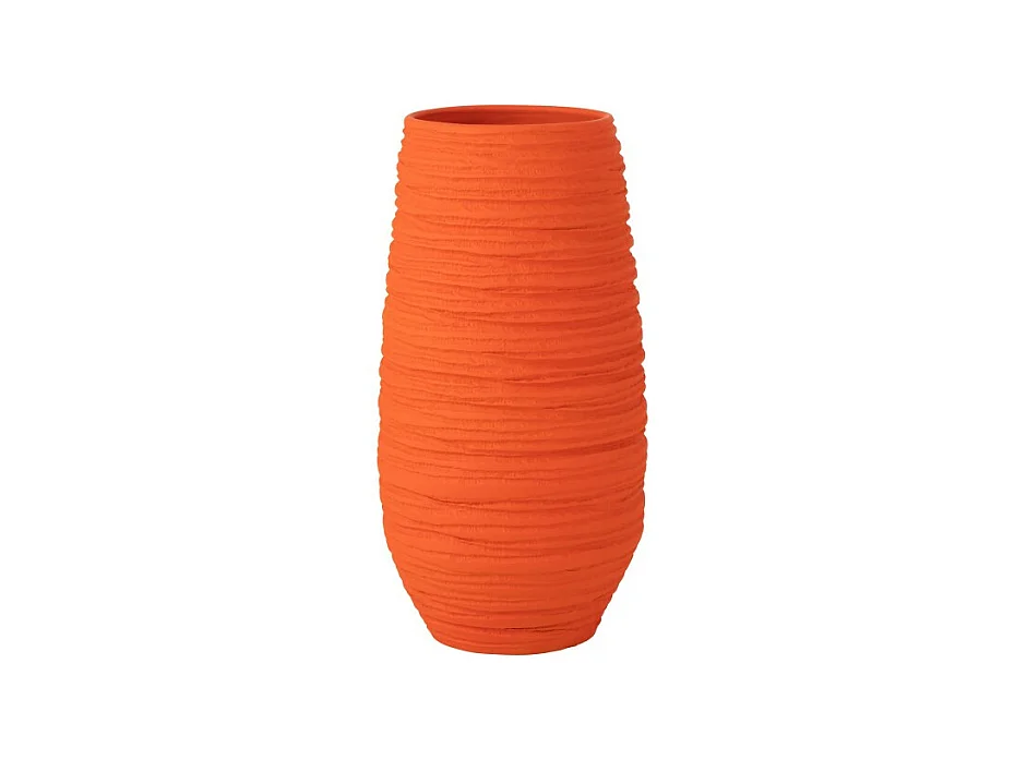 Cache-pot en céramique orange 28*25*55 cm