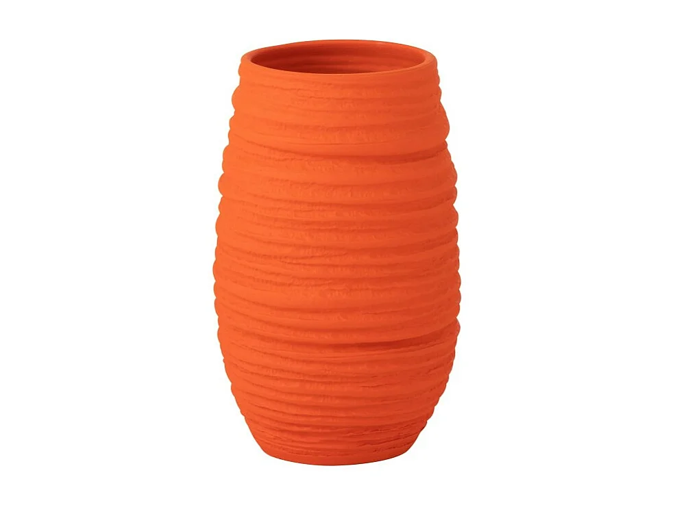 Oranje keramische bloempot 22*19*40 cm