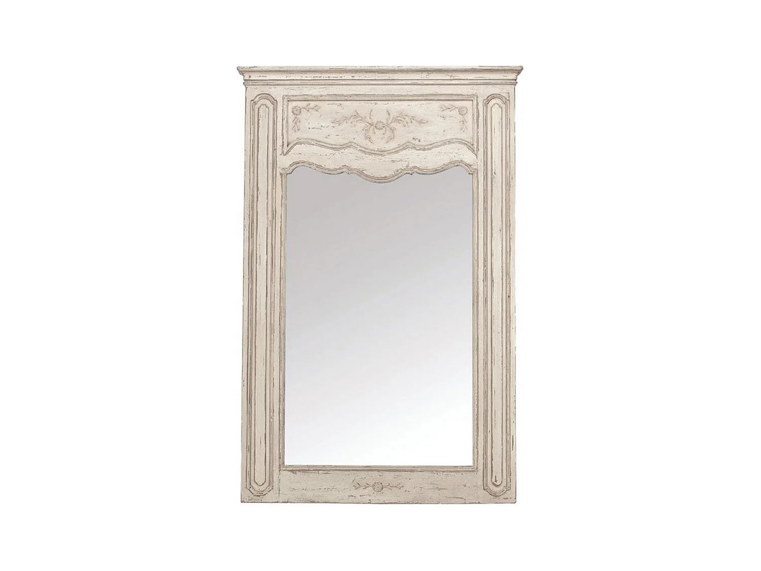 Grand miroir trumeau Bois Beige - Château Interior's