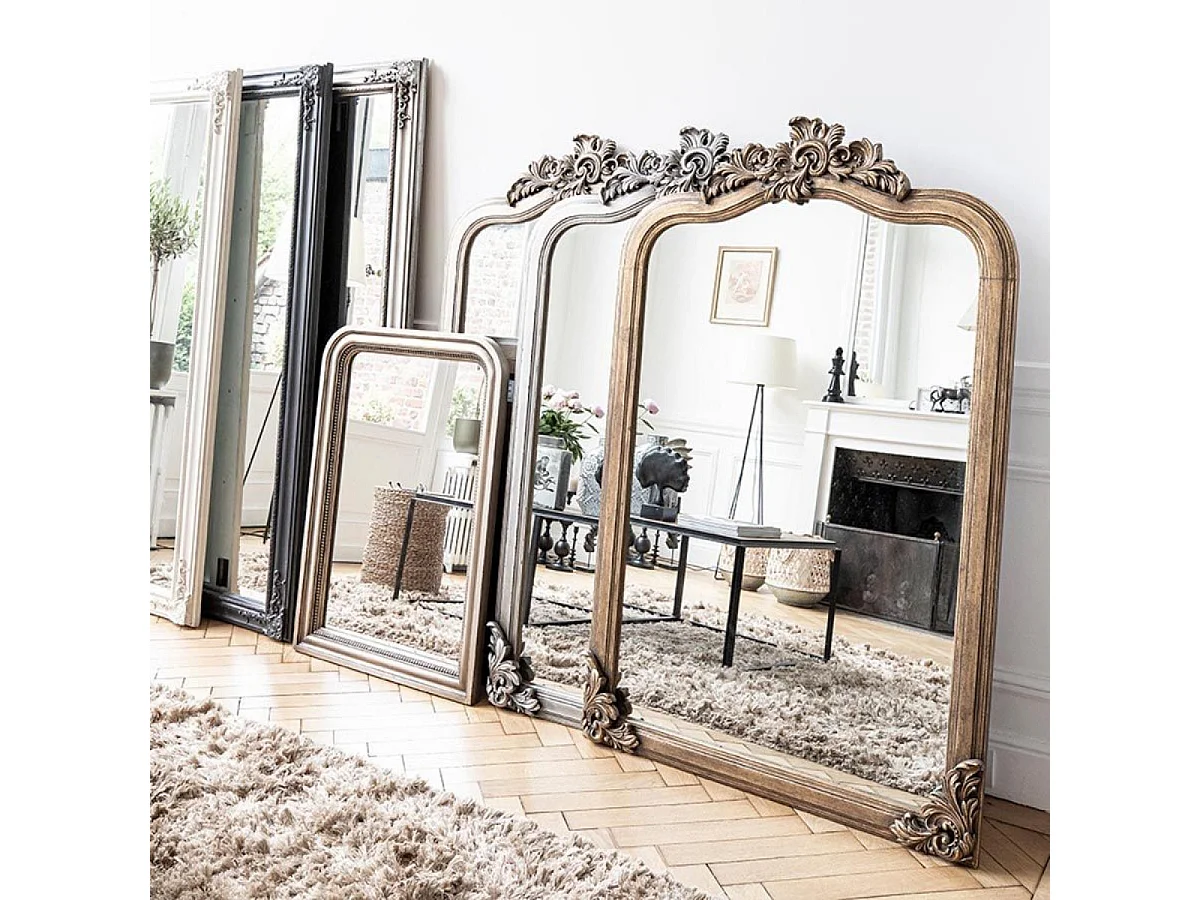 Miroir baroque Bois Or - Les Miroirs D'Interior'S Interior's