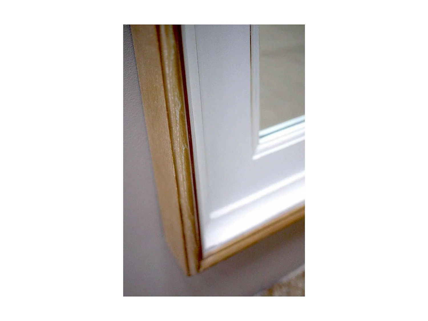 Miroir rectangulaire Bois Blanc - Esquisse Interior's