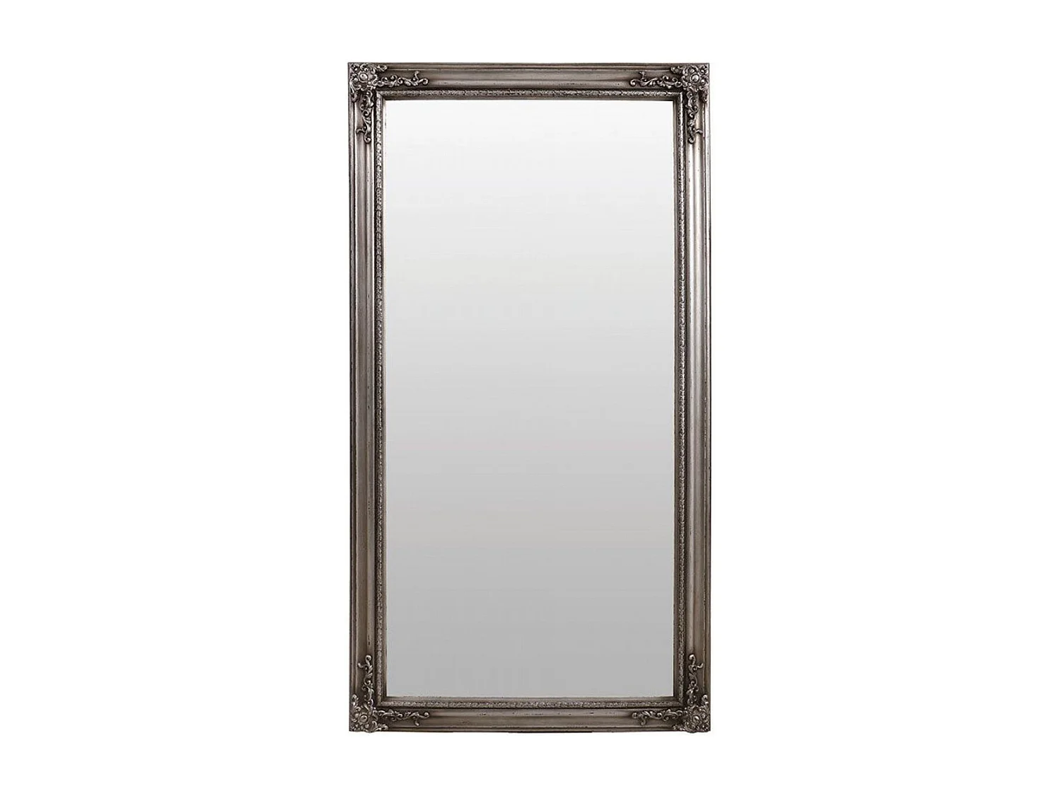 Grand miroir rectangulaire Bois Argent - Les Miroirs D'Interior'S Interior's