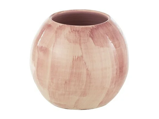 Macetero de cerámica rosa 24*24*21 cm