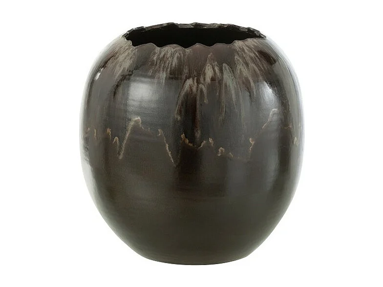 Macetero de cerámica marrón 40*40*40 cm