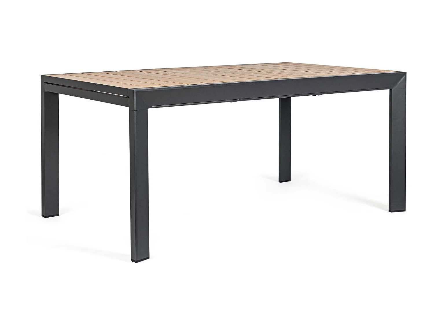 Table à manger de jardin extensible en métal L160/240 - FREJUS