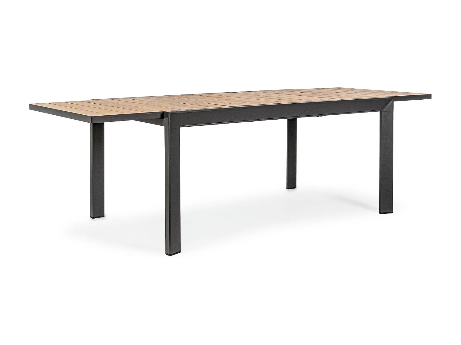 Table à manger de jardin extensible en métal L160/240 - FREJUS