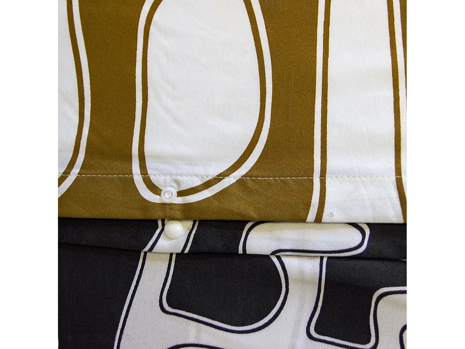 Parure de lit 2 pièces 140x200 cm BAKA 100% microfibre motif abstrait