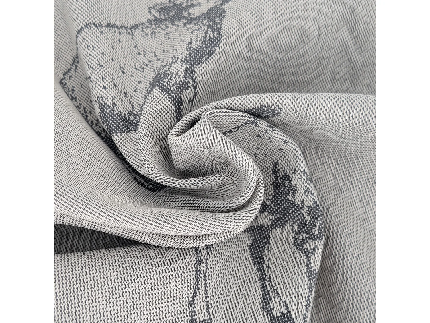 Lot de 2 torchons de cuisine 50x70 cm coton FRIENDS motif moutons gris