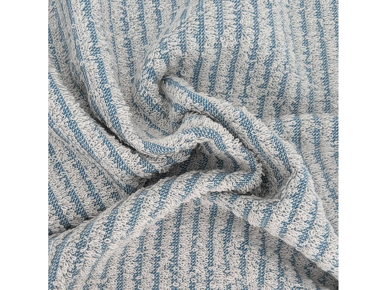 Lot de 2 torchons de cuisine 50x50 cm coton FRIENDS motif canards bleu