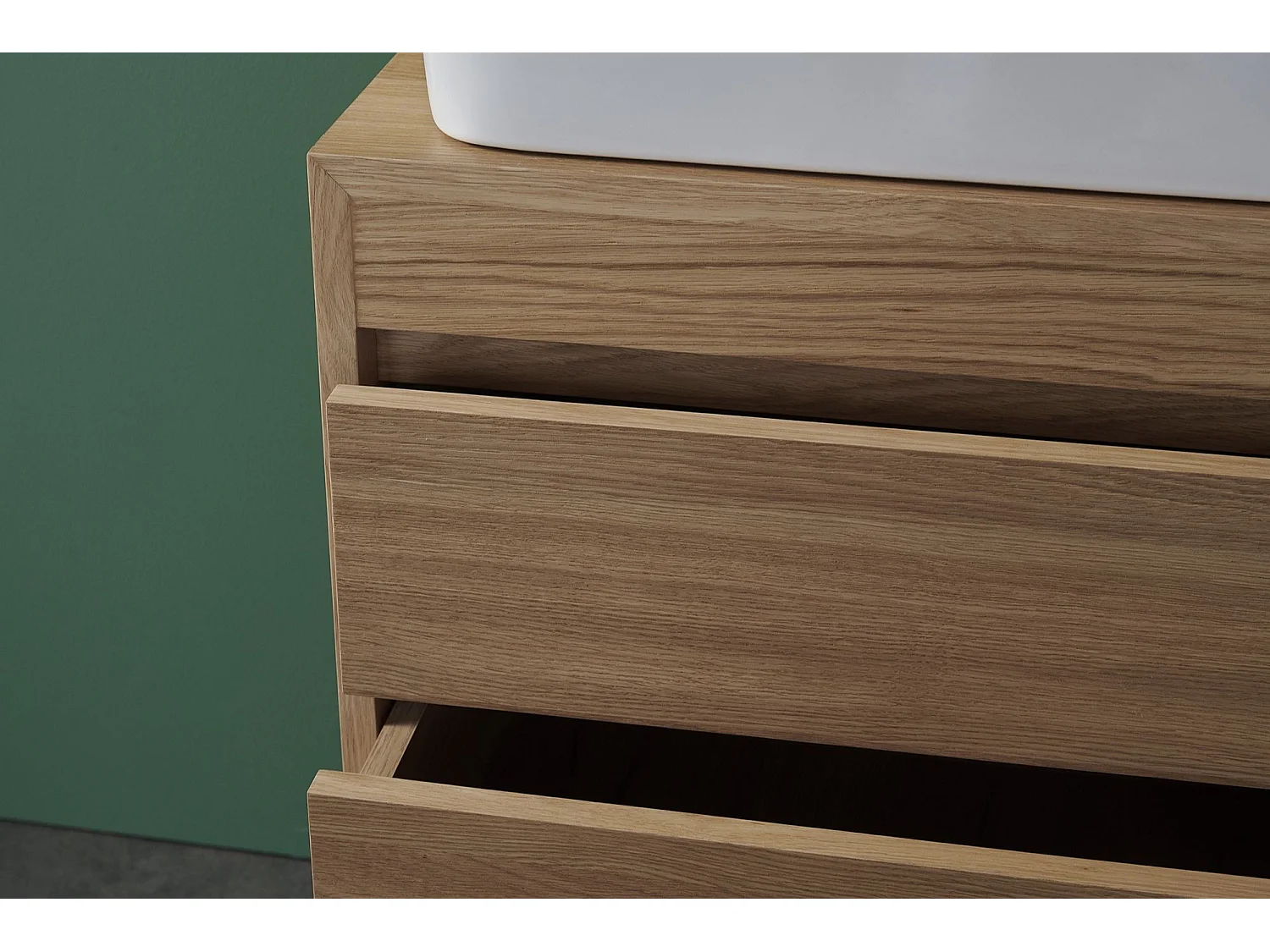 Meuble sous vasque en bois et métal 4 tiroirs L120 - BRIGHTON