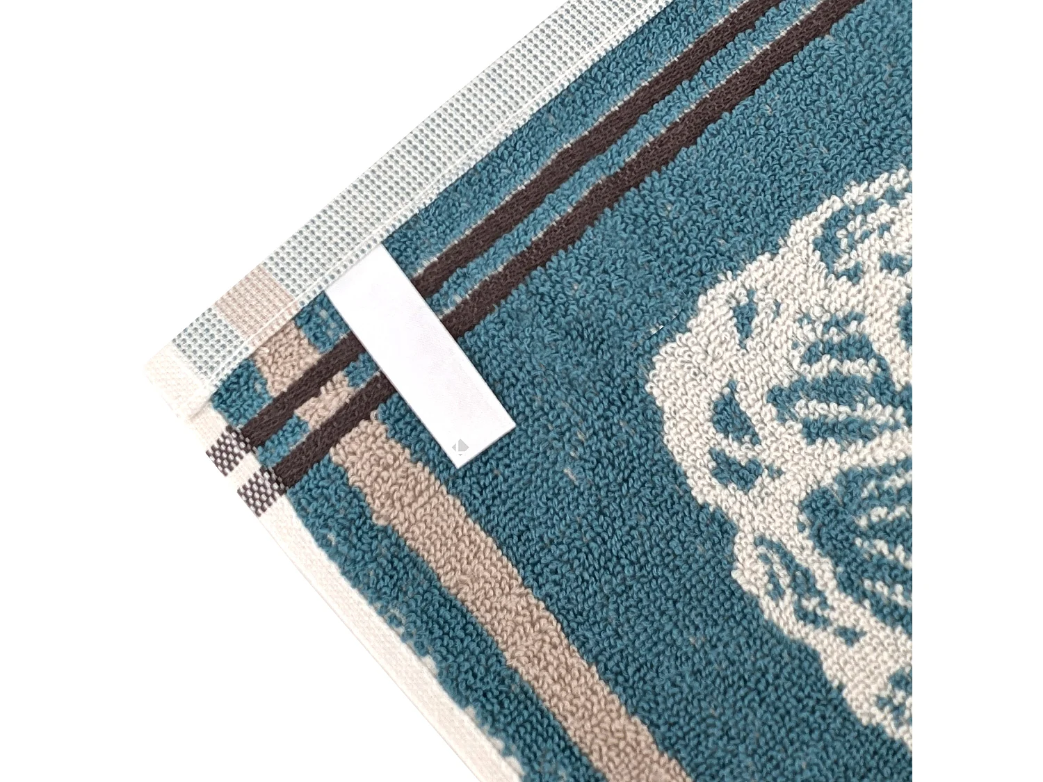 Lot de 2 torchons de cuisine éponge VEG 50x50 cm bleu