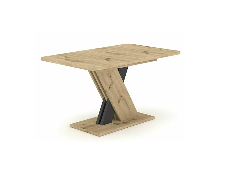 Stół rozkładany EXEL 140(180)x85 dąb artisan/antracyt