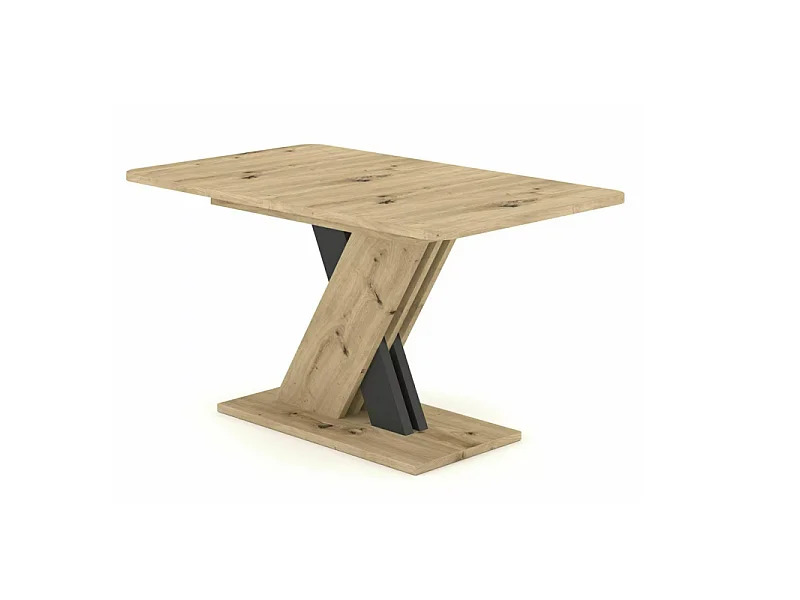 Stół rozkładany EXEL 140(180)x85 dąb artisan/antracyt