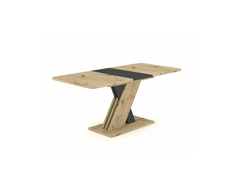 Stół rozkładany EXEL 140(180)x85 dąb artisan/antracyt