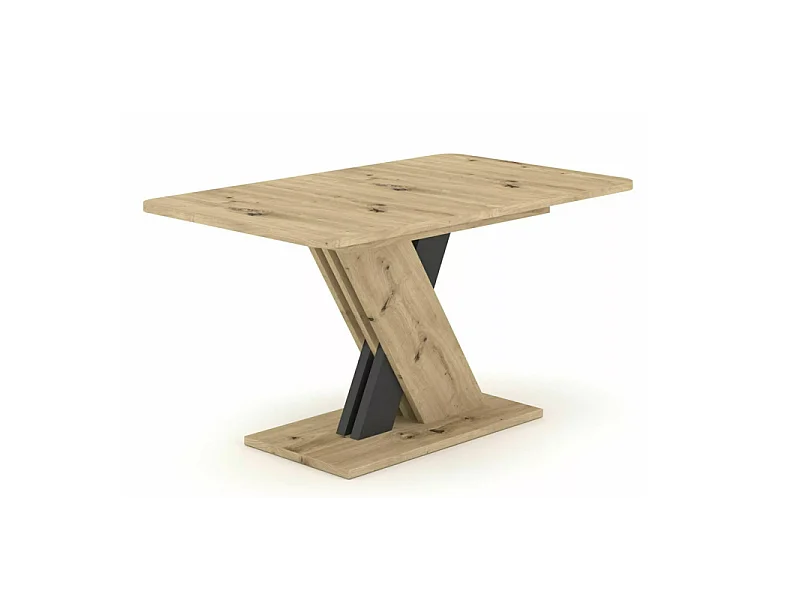 Stół rozkładany EXEL 140(180)x85 dąb artisan/antracyt