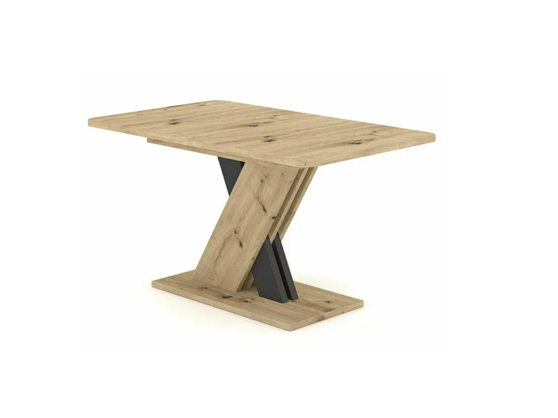 Stół rozkładany EXEL 140(180)x85 dąb artisan/antracyt