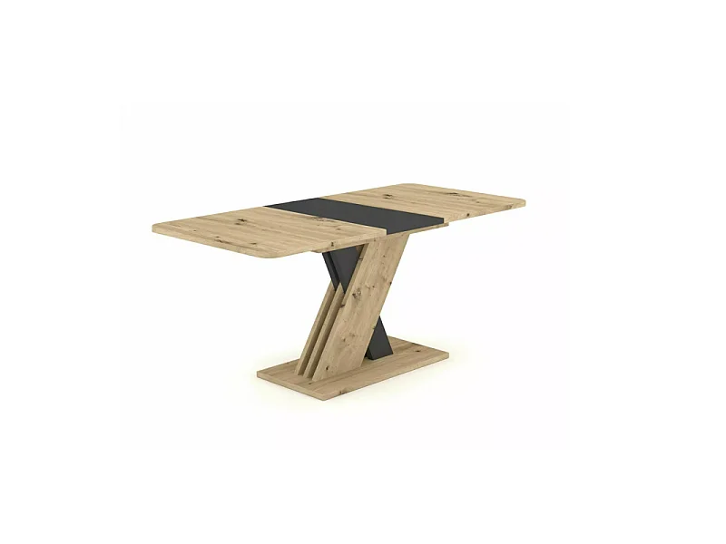 Stół rozkładany EXEL 140(180)x85 dąb artisan/antracyt