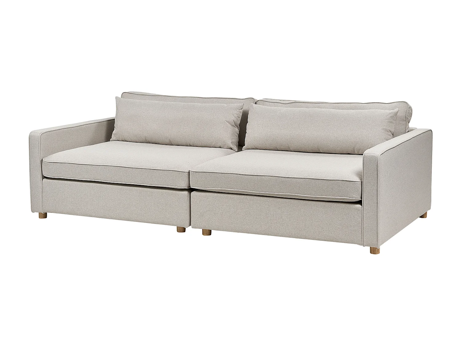 Sofa VINSTRA Beżowy dla 3 osób