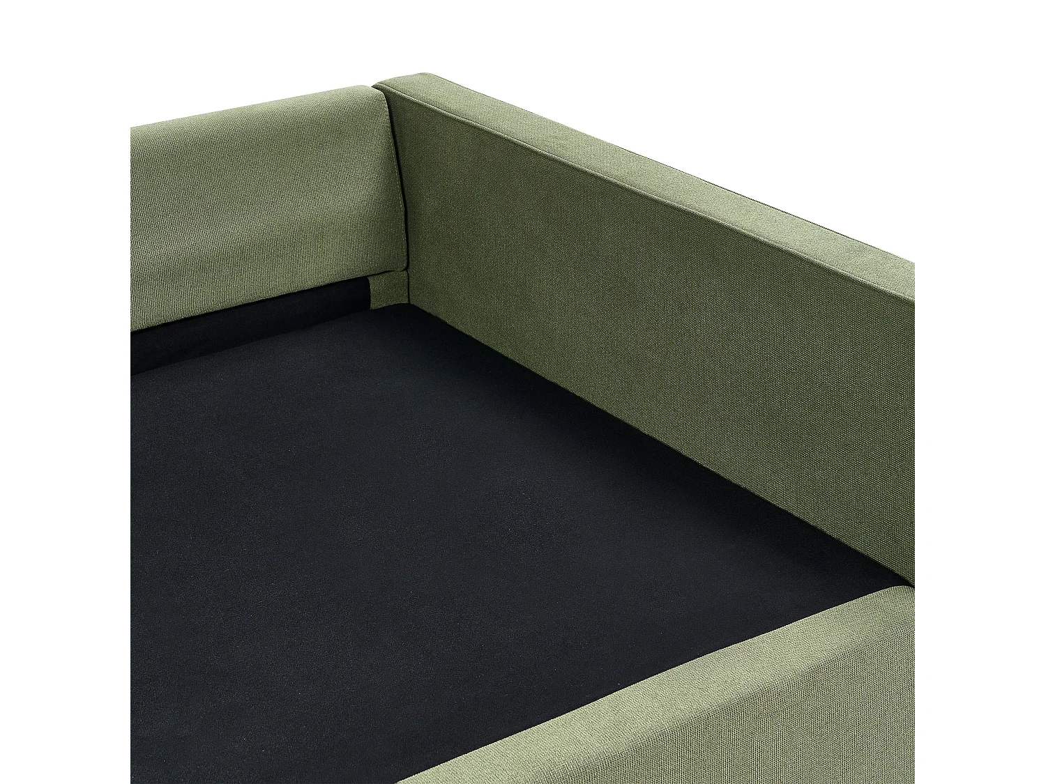 Sofa VINSTRA Stoff Grün 3-Sitzer