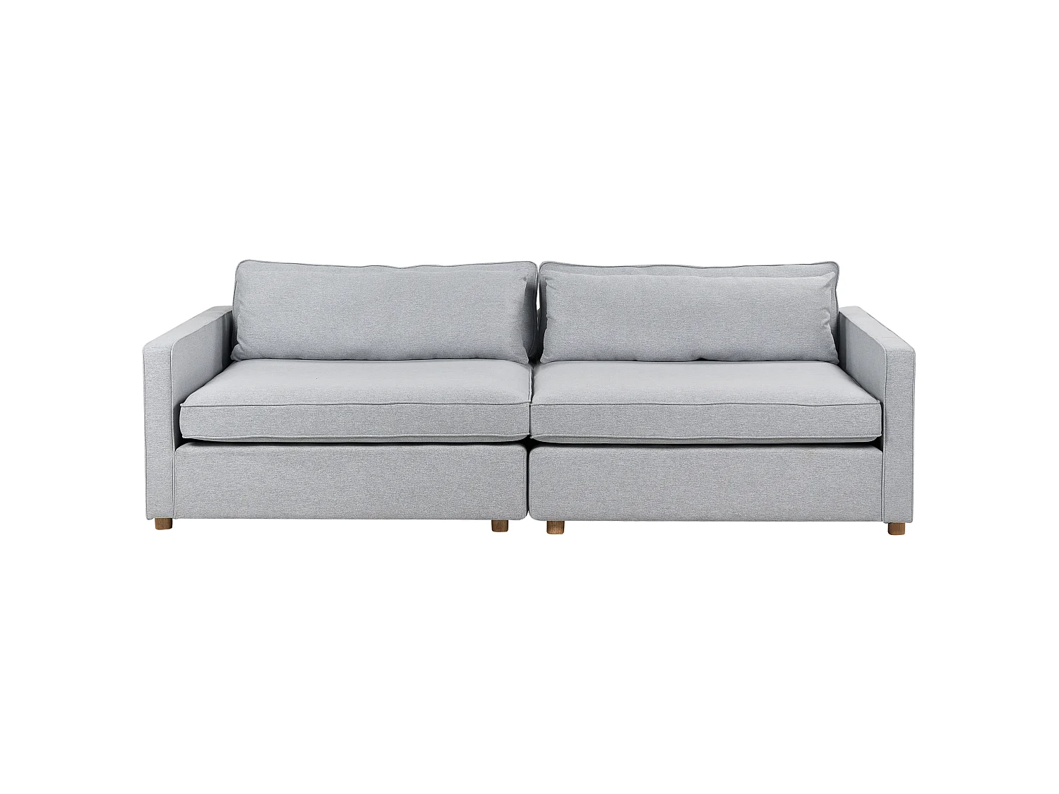 Sofa VINSTRA Stoff Grau 3-Sitzer