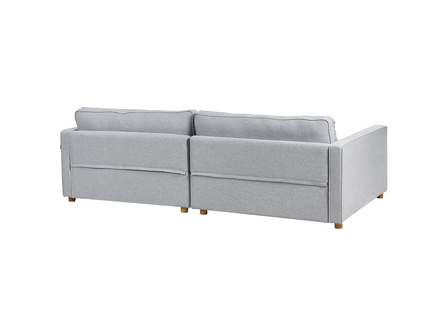 Sofa VINSTRA Stoff Grau 3-Sitzer
