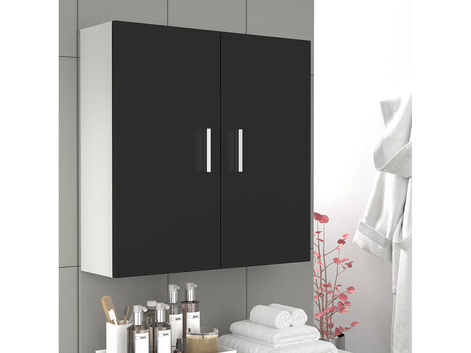 Wandregal Badregal Badmöbel Wandschrank Zalo