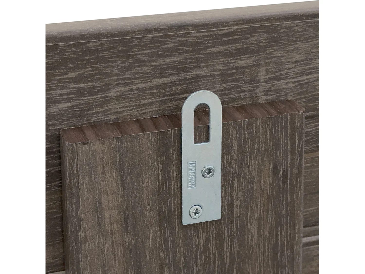 DHOME Tête de lit avec étagères en bois recyclé DM Tenture murale horizontale Style palette Lit nordique vintage (chêne d'Amazone 210 cm)