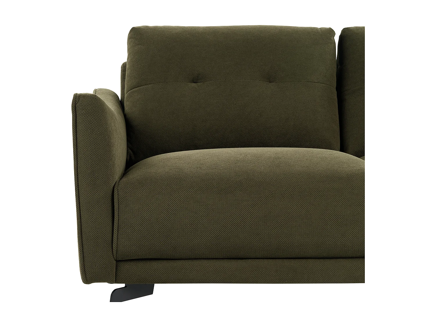 Canapé 2 places NAPPA Tissu Vert foncé